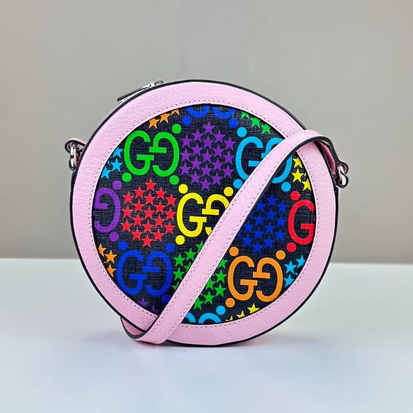 Gucci GG Logo Multicolor Logo Ophidia Shoulder Bag Crossbody - Picture 1 of 7
